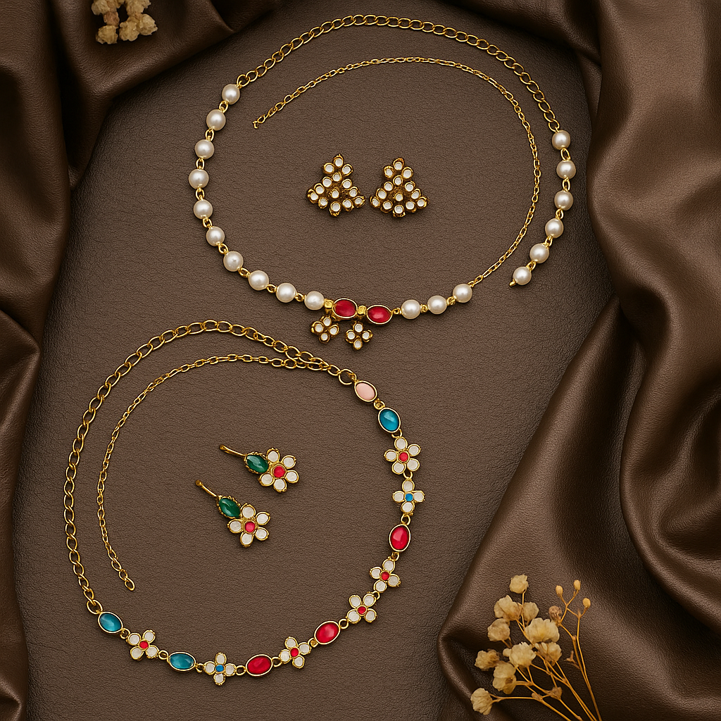 Lirja Combo Jewellery Set For Women (Buy 1 Get 1 Free)