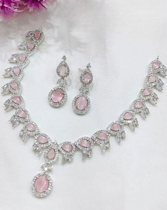 Lirja American Diamond Jewellery Set