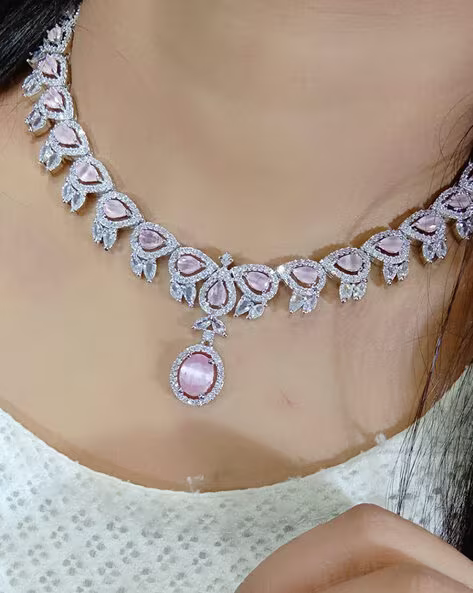 Lirja American Diamond Jewellery Set