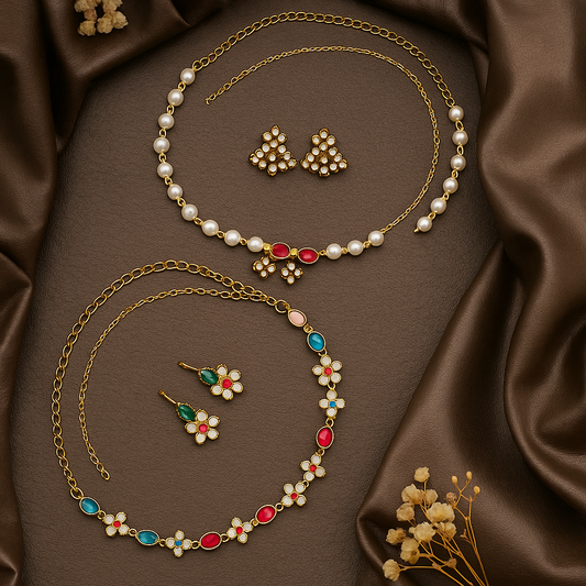 Lirja Combo Jewellery Set For Women (Buy 1 Get 1 Free)