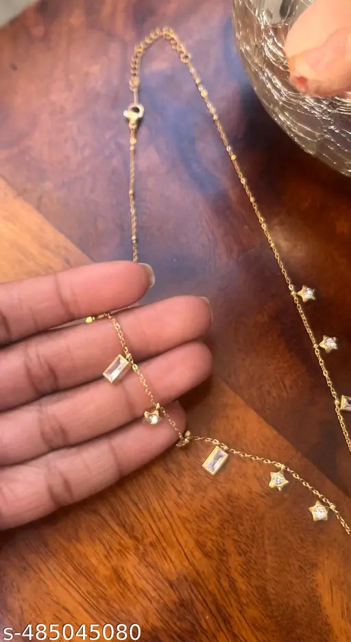 Lirja Necklace for Women Fashion |Fancy Aesthetic Anti Tarnish Gold Plated